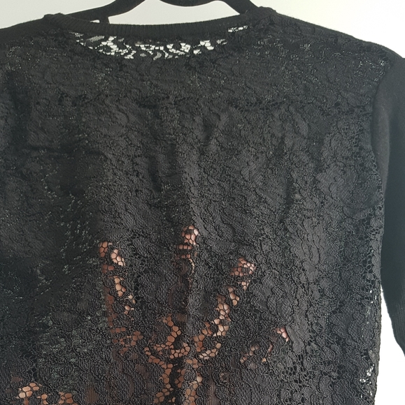 ZARA lace back sweater - Picture 3 of 6